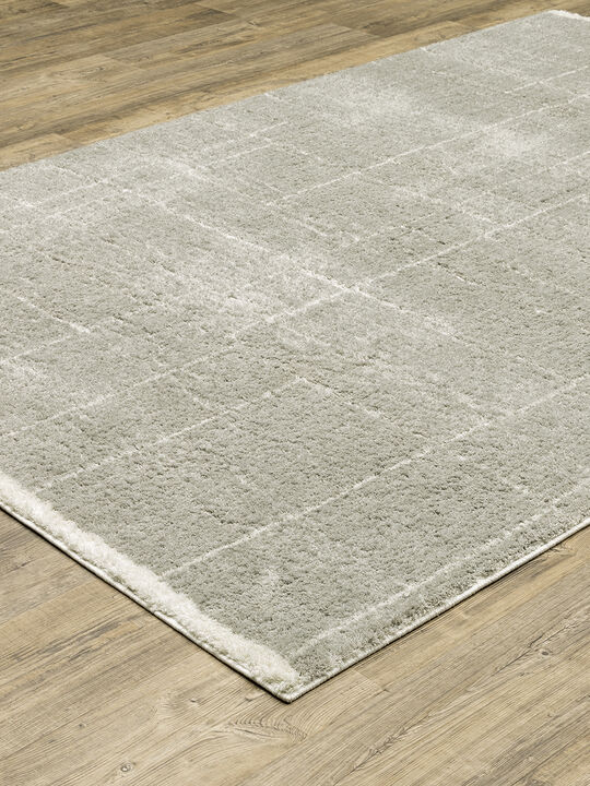 Verona 2'3" x 7'6" Grey Rug