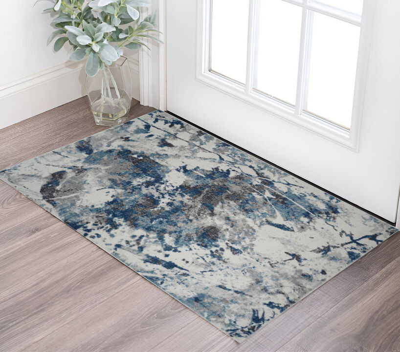 HomeRoots Medallion Area Rug
