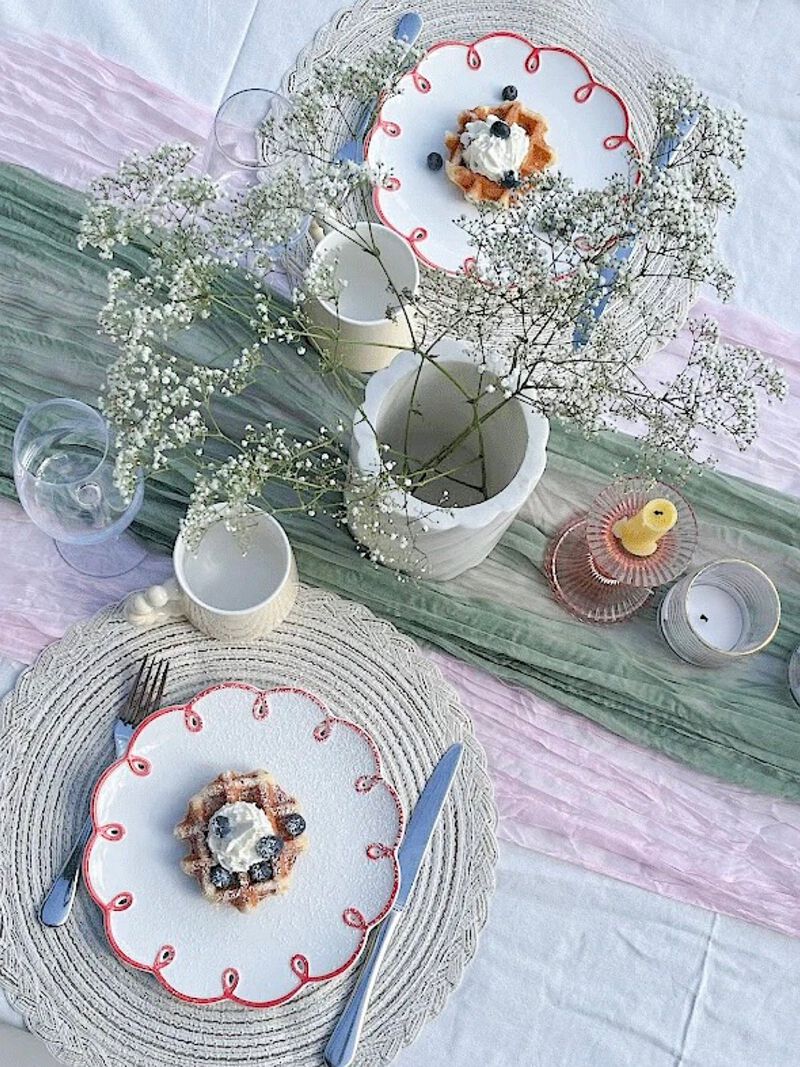 Cloud Ceramic Dinner Plate Set of 2 image number 3