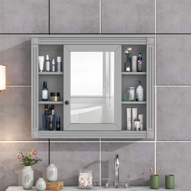 Merax Wall Mounted Bathroom Storage Cabinet