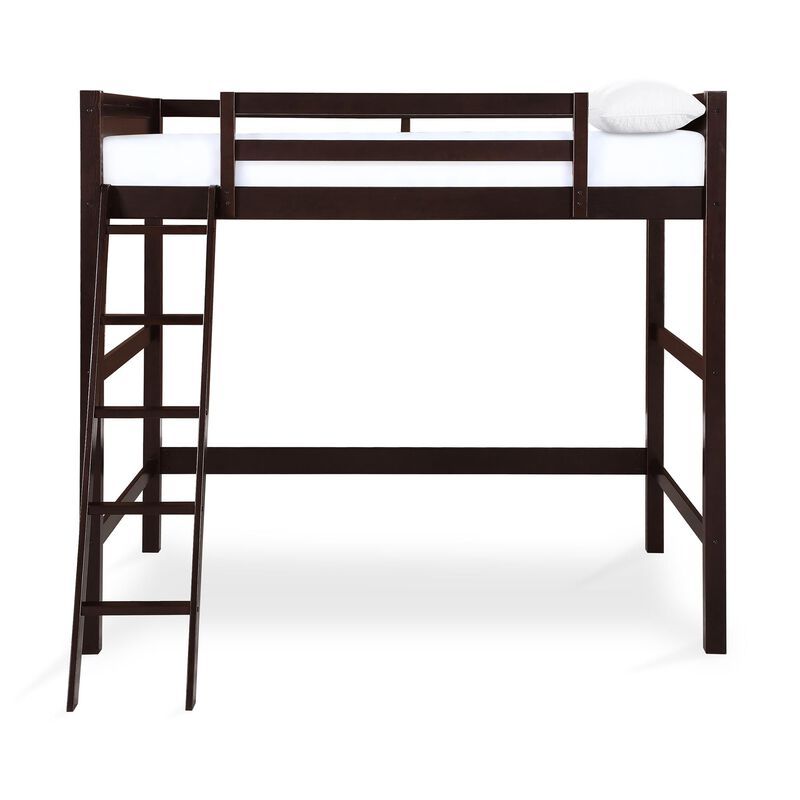 DHP Carlson Loft Bed for Kids Bedroom, Full Size Frame