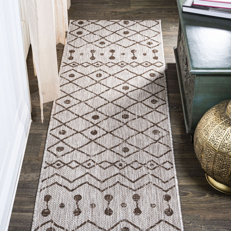 Nokat Tribal Bohemian Indoor/Outdoor Area Rug