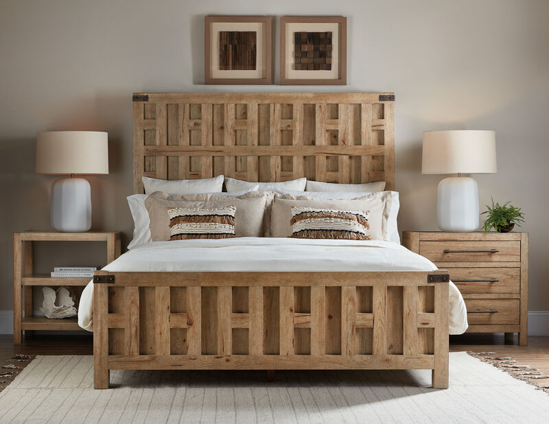 Vineyard Row King Panel Bed image number 1