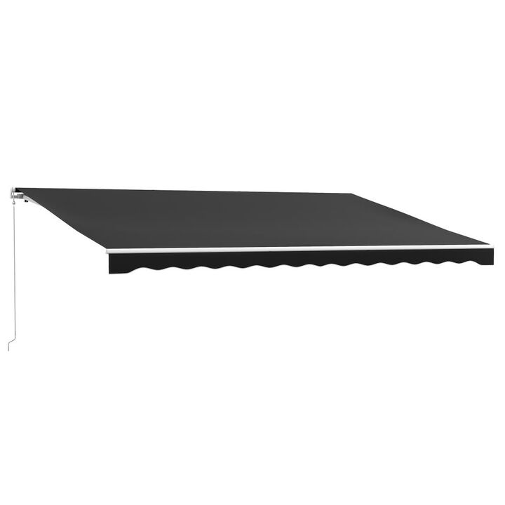 Hivvago 16' x 10' Motorized Patio Awning with UV Protection