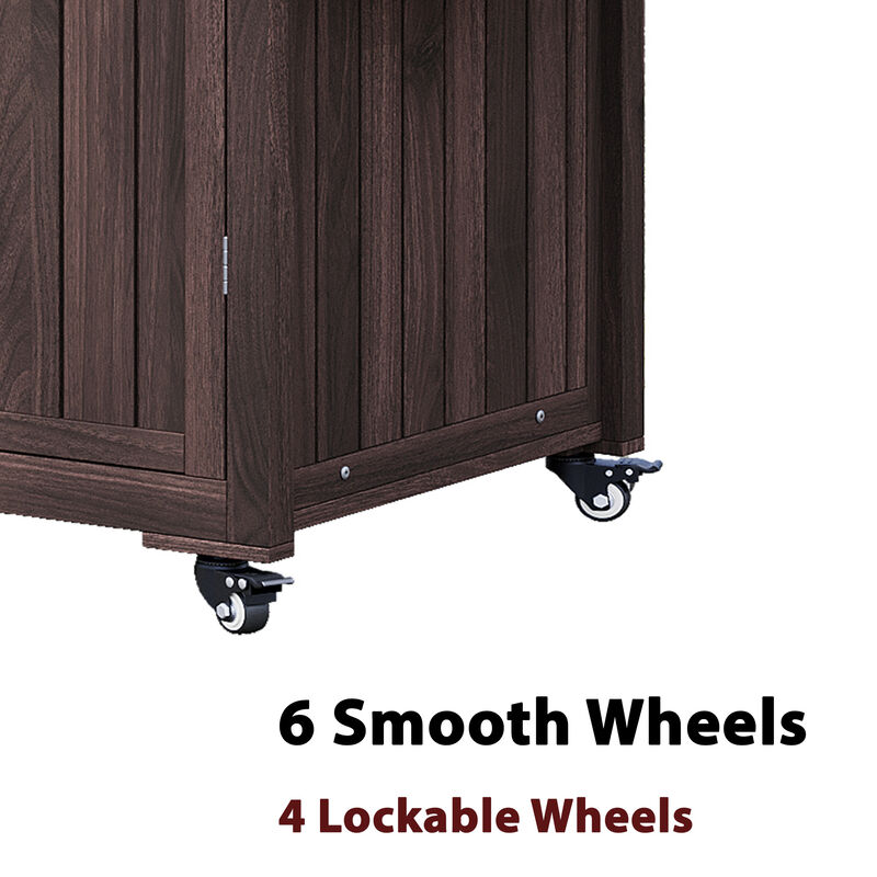 Merax Outdoor Kitchen Island for Big Green Egg Grills