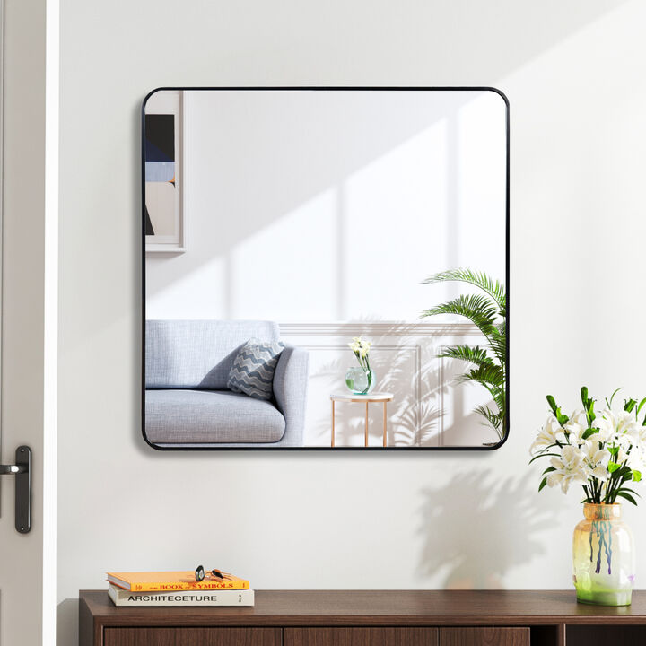 ELEMENT ACE Square Wall Mirror with Metal Frame