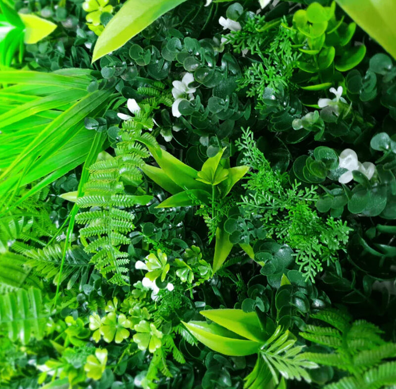 Luxury Wild Tropics Artificial Vertical Garden 40" x 40" 11SQ FT Commercial Grade UV Resistant