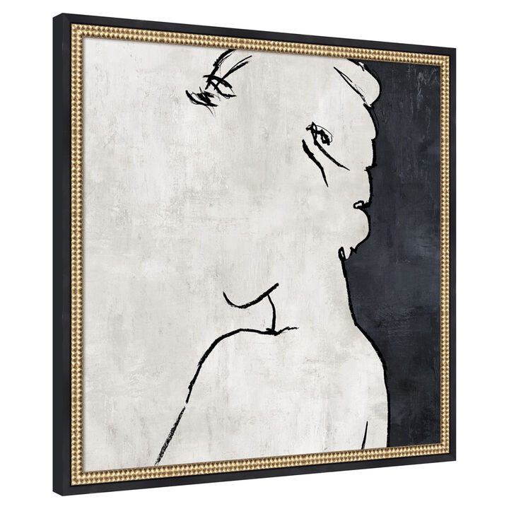 Contrast of Light and Shadow II by Eli Jones Framed Canvas Wall Art