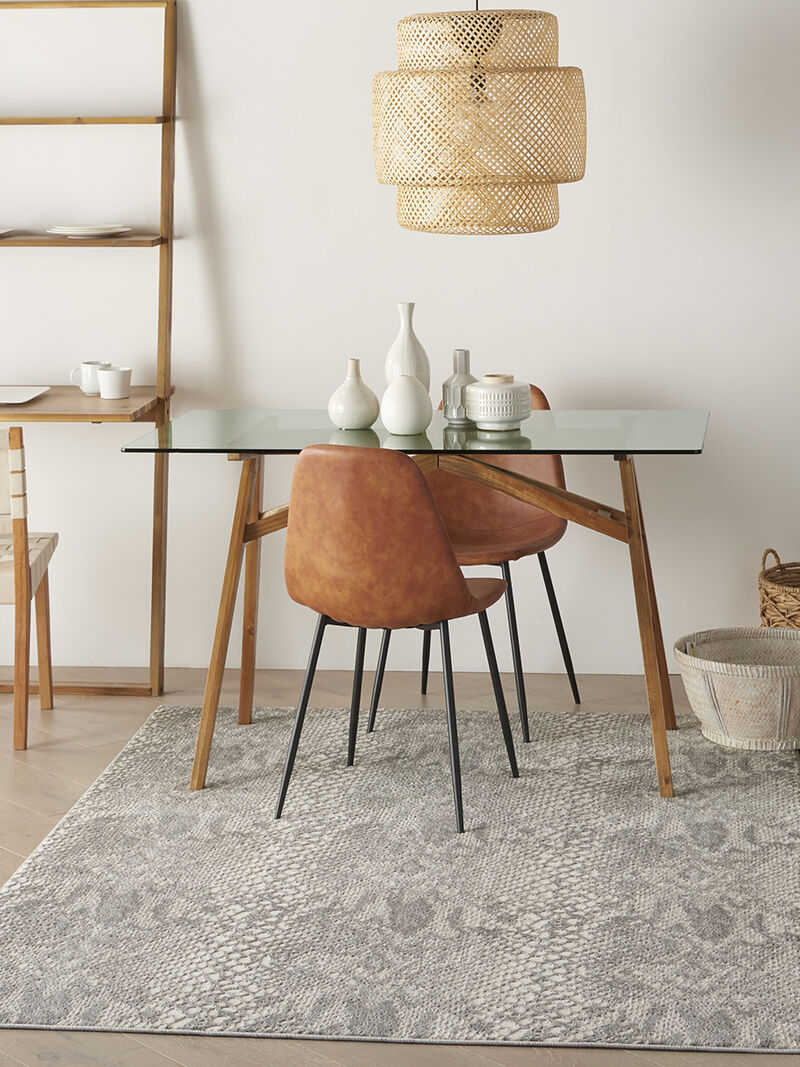 Solace SLA06 Ivory/Gray 5'3" x 7'3" Rug