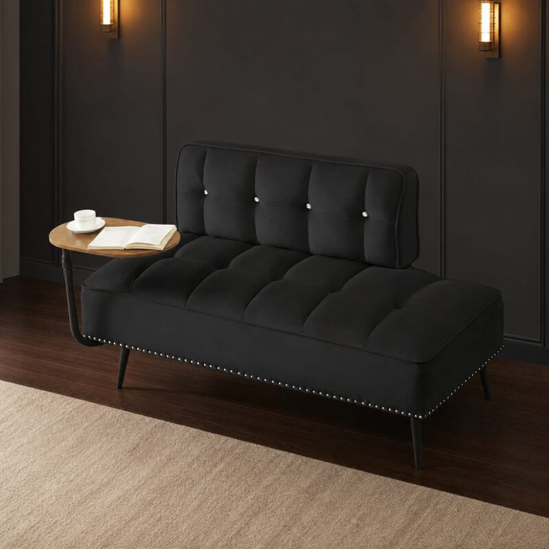 Modern Two-Seater Velvet Sofa image number 2