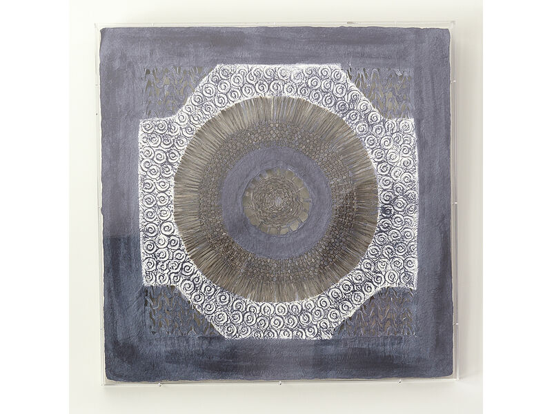 Batik Square Framed Wall Art