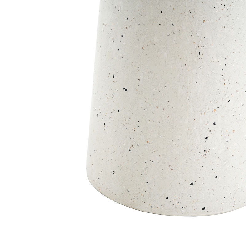Christopher Knight Home Willowmere Outdoor Handcrafted Lightweight Concrete Side Table image number 6