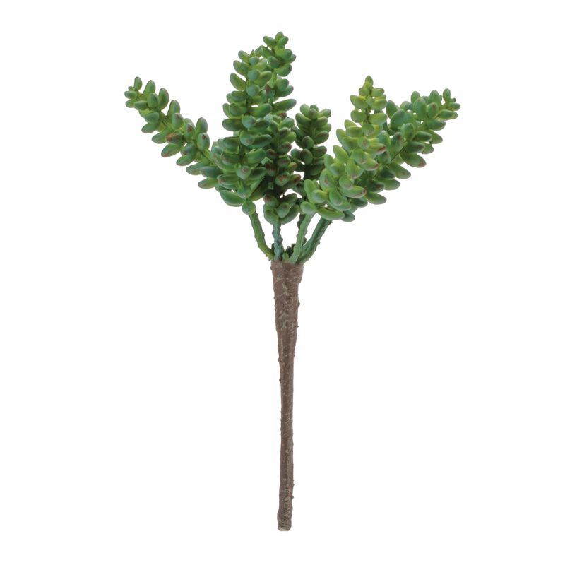 Faux Succulent Plant Picks Set of 6 for DIY Arrangements or Gift Wrapping