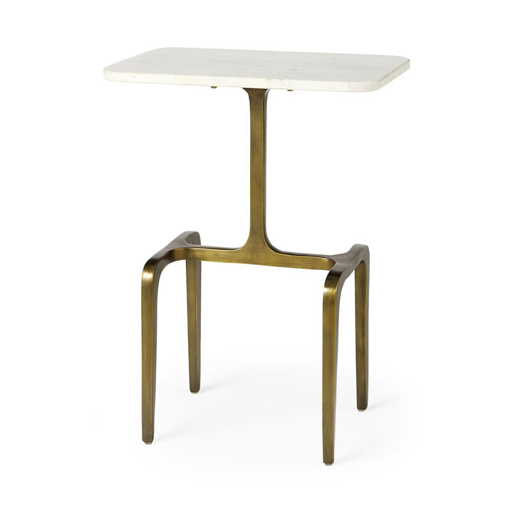 Preston Gold Accent Table