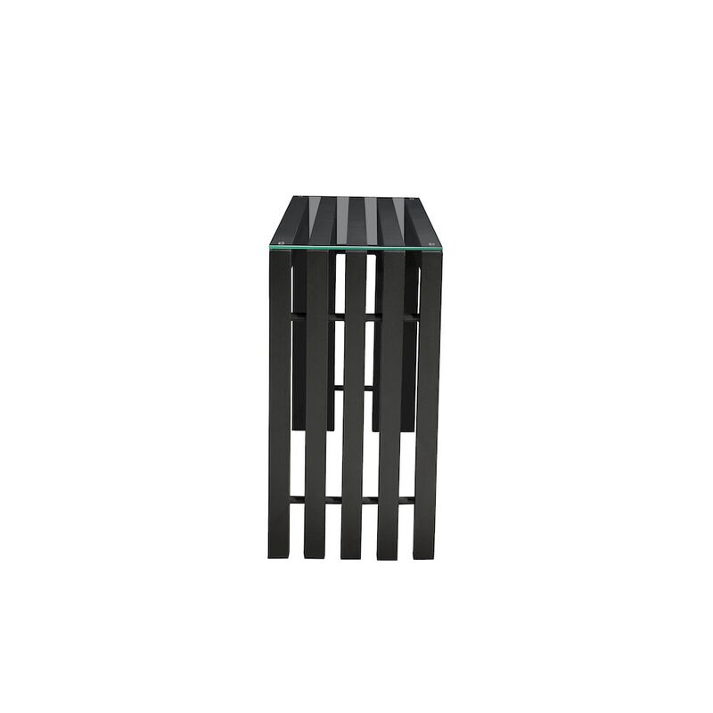 Pangea Home Vlad Console Metal Black