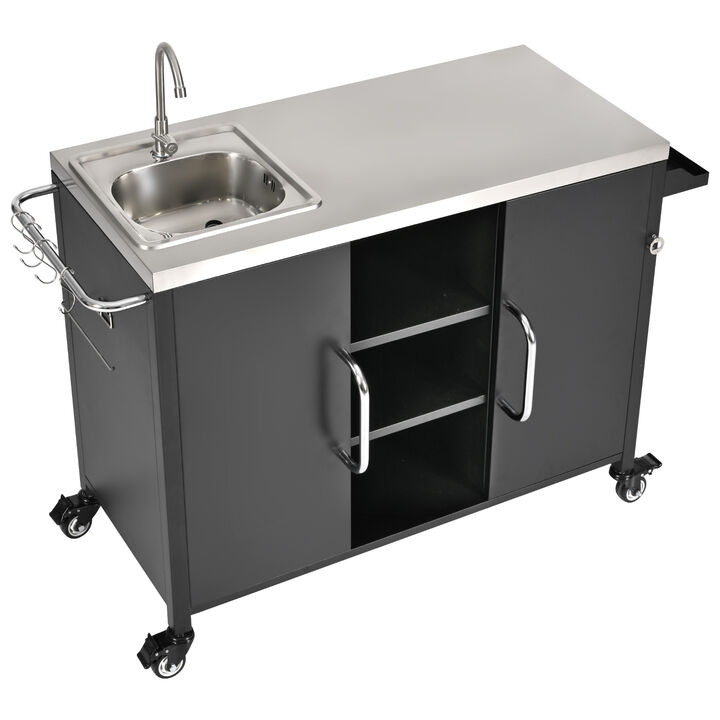 TATEUS Outdoor Bar Cart