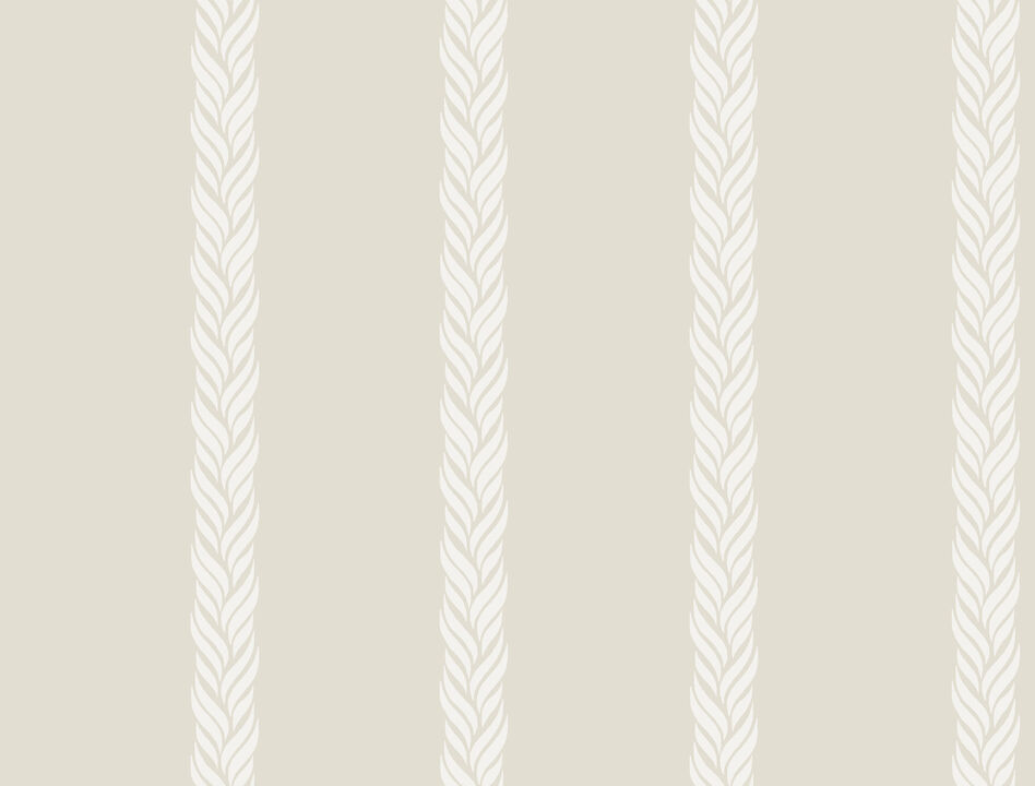 Braided Stripe Tan Wallpaper