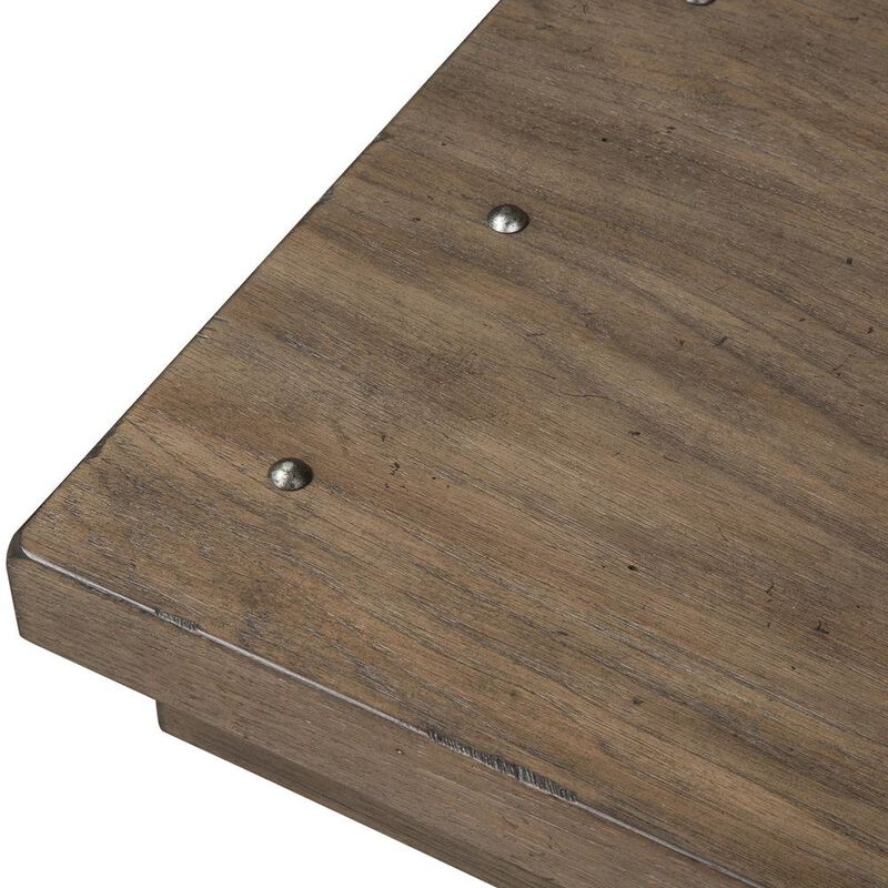 Starlight Canyon Home Brown Rectangular Coffee Table &ndash; Elegant Living Room Center Table Design