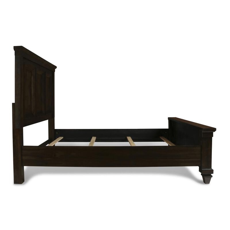 New Classic Furniture Furniture Sevilla Contemporary Wood California King Bed in Walnut