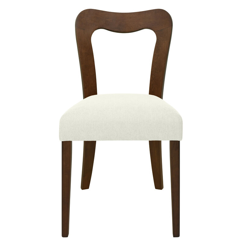 Merax Set of 2 Modern Upholstered Dining Chairs image number 2