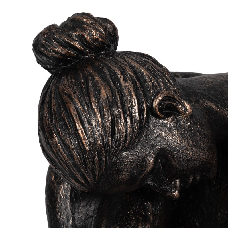 16" Resting Ballerina, Bronze image number 4