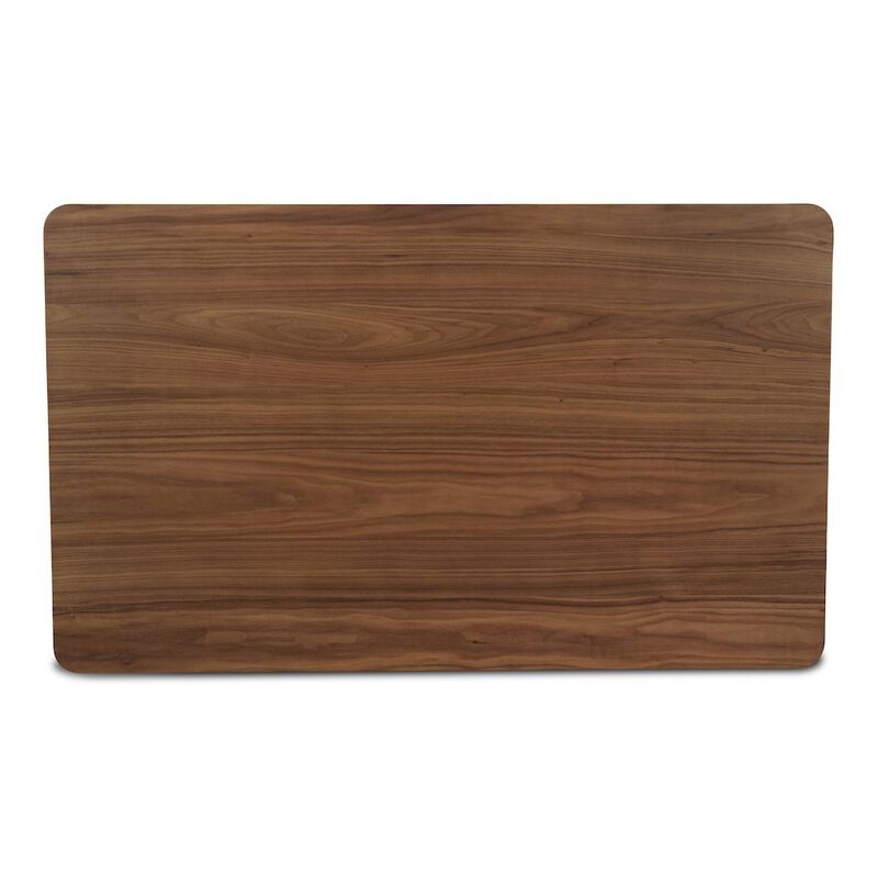 New Classic Furniture Furniture Oscar 59 Solid Wood Retangular Dining Table in Walnut