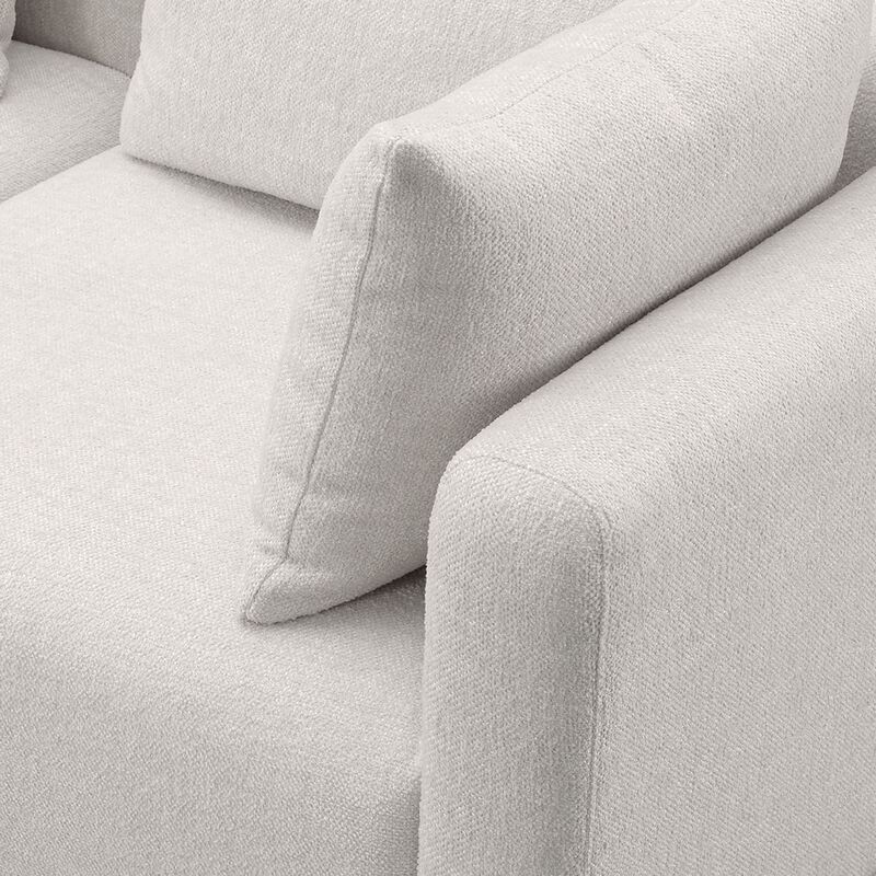 Hangover Textured Fabric Loveseat image number 3