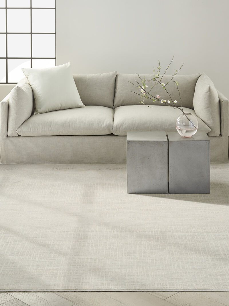 CK079 Notes NOT02 Silver/Ivory 5'3" x 7'3" Rug image number 6