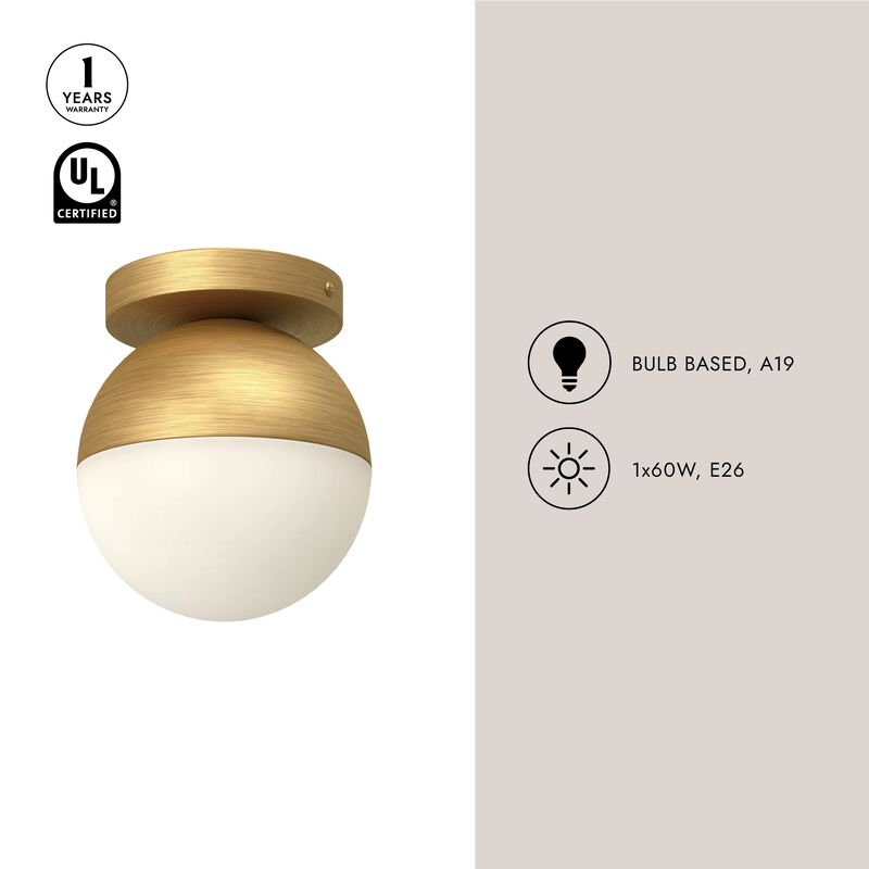 Monae 6 in 1 Light Flush Mount image number 3