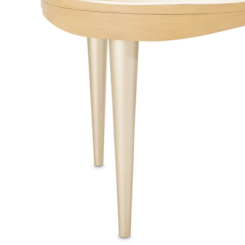 Michael Amini Camellia Field End Table - Caramel image number 8
