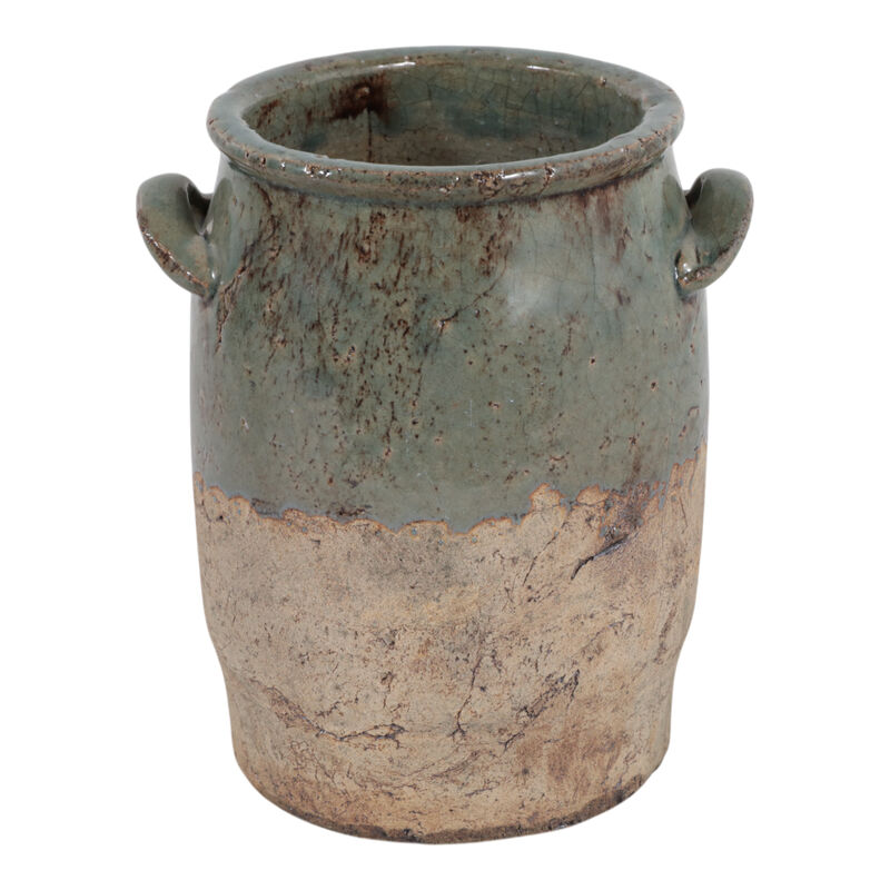 8x7" Traditional Vase, Green/brown image number 4