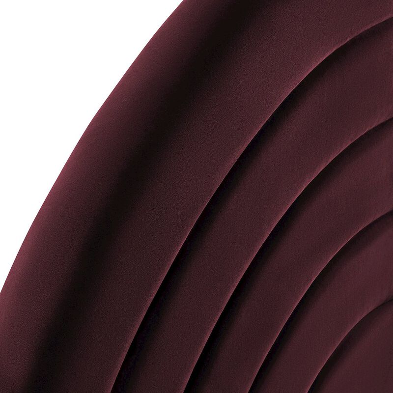 Solana Arched Performance Velvet Twin Headboard image number 4