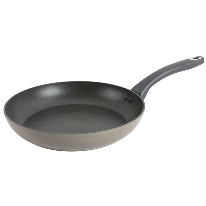 Martha Stewart Everyday Bowcroft 11 Inch Aluminum Nonstick Frying Pan in Warm Grey