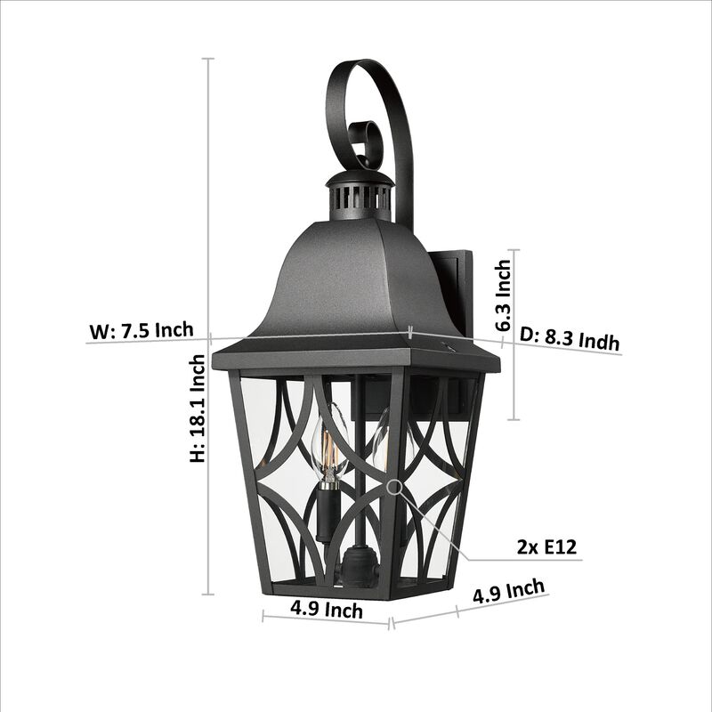 Girdma Outdoor Wall Lantern image number 9