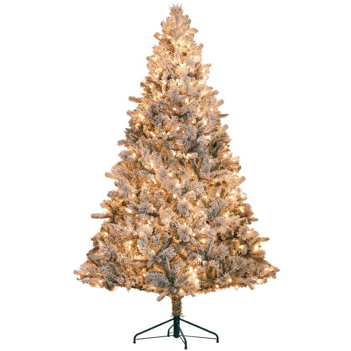 7.5 ft Pre-Lit Artificial Christmas Tree with 500 Clear Lights and 1530 Tips