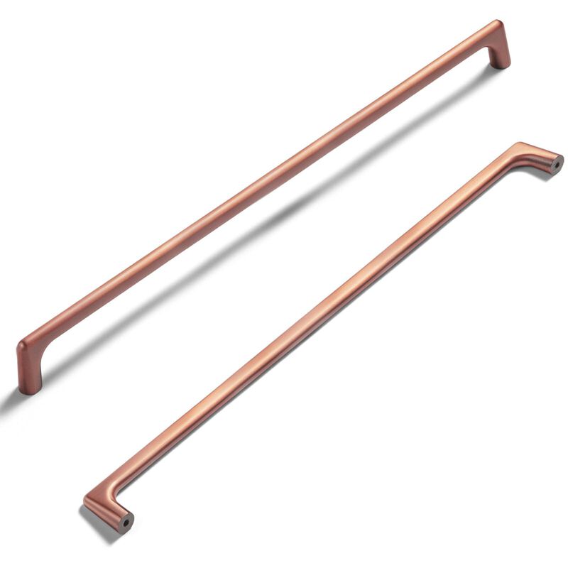 Goo-Ki Brushed Copper Cabinet Pulls with 12.6''Hole Centers, Zinc Alloy Cabinet Handles for Dresser,Wardrobe,Cupboard- 6 Pack
