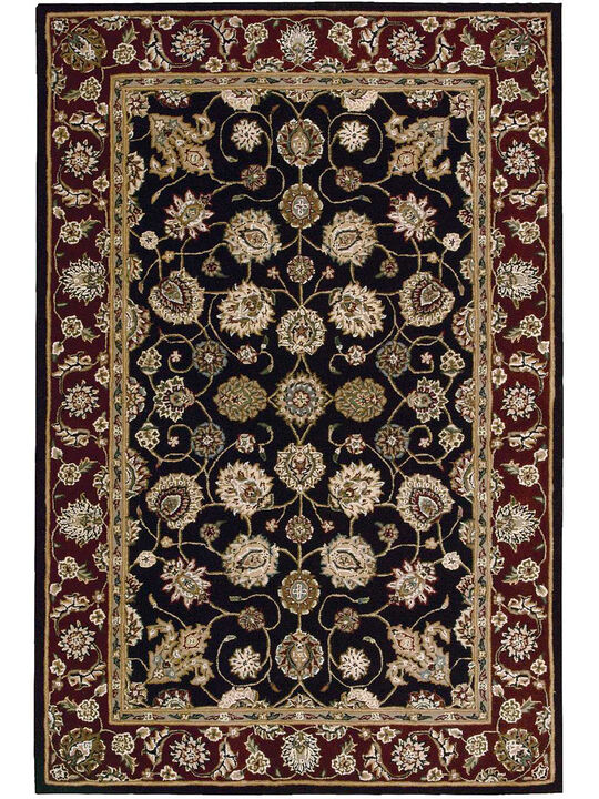 Nourison 2000 2017 Black 3'9" x 5'9" Rug