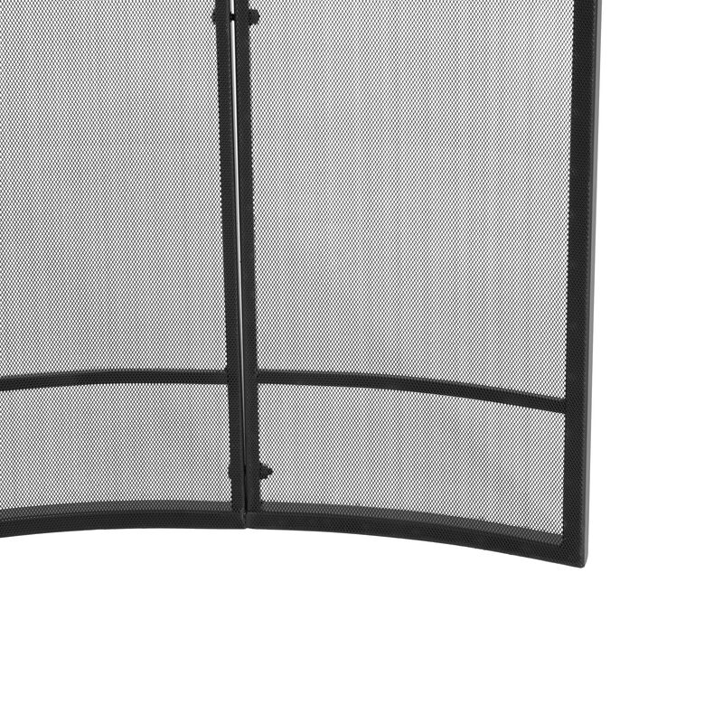 Christopher Knight Home Irina Modern Metal Single Panel Fireplace Screen image number 8