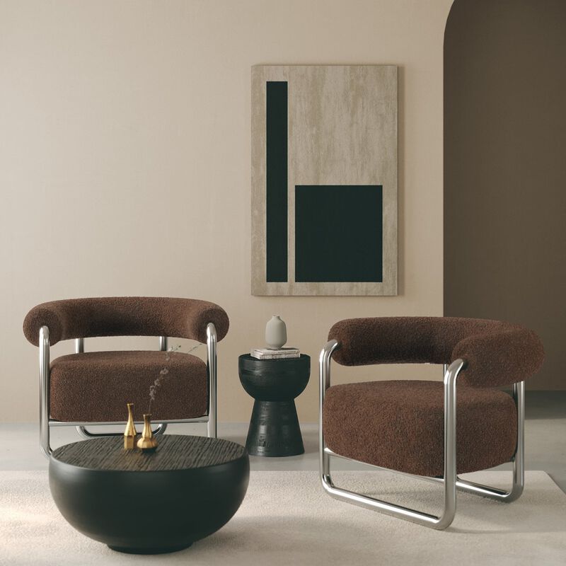 Dune Metallic Accent Chair