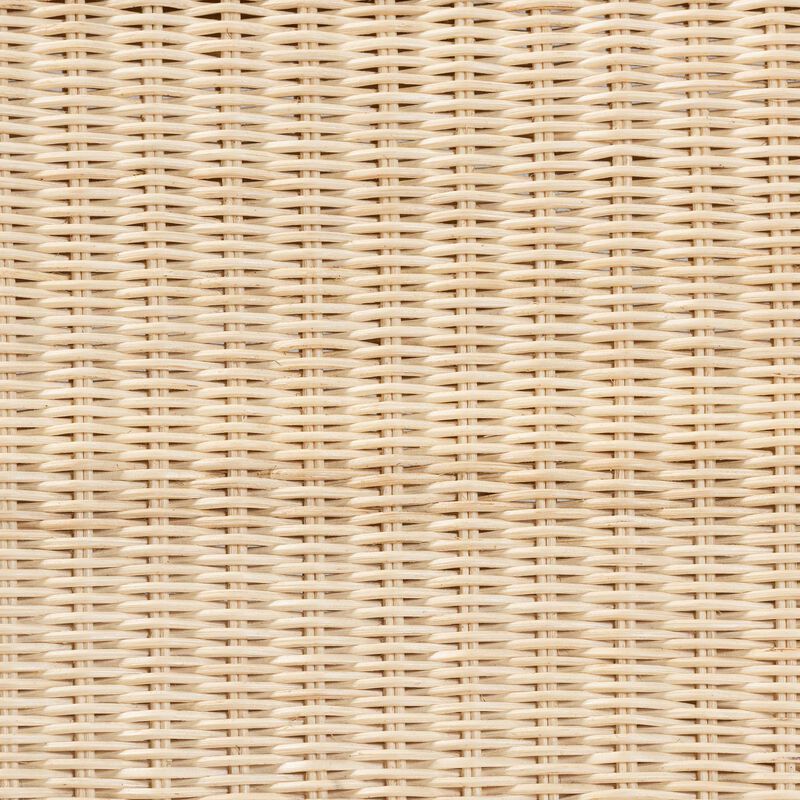bali & pari Haybourne Natural Rattan 2-Piece Dining Chair Set - Handwoven Wicker Accent Seating with Wingback Frame for Kitchen or Dining Room image number 5