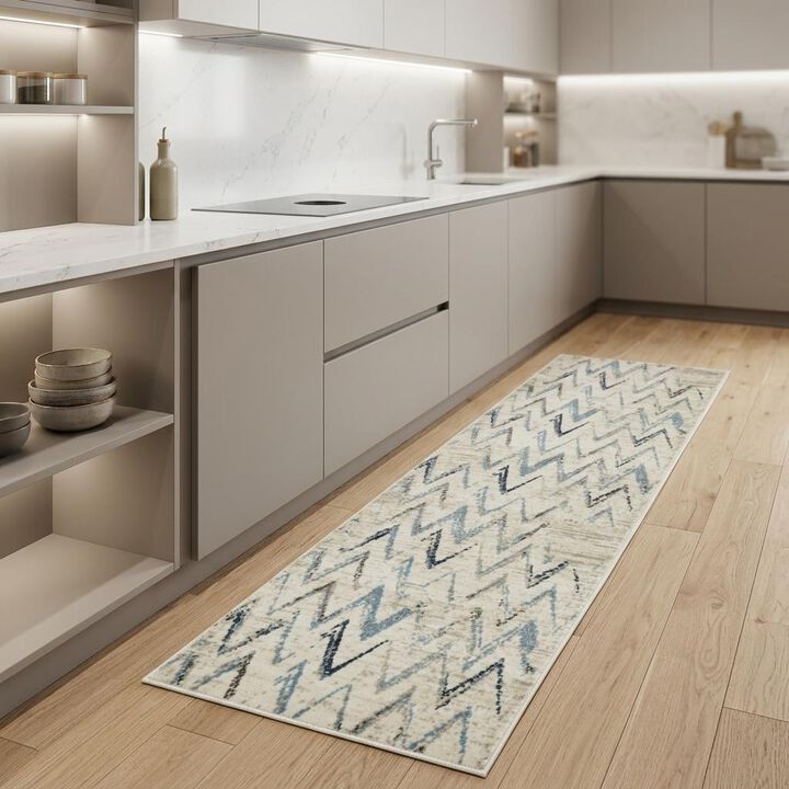 HomeRoots Chevron Runner Rug
