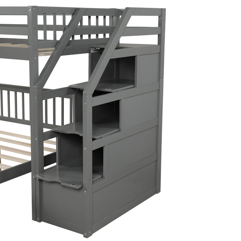 Merax Loft Bed with Staircase