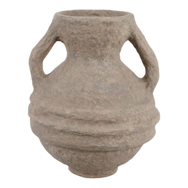 Paper Mache Vase w/Handles