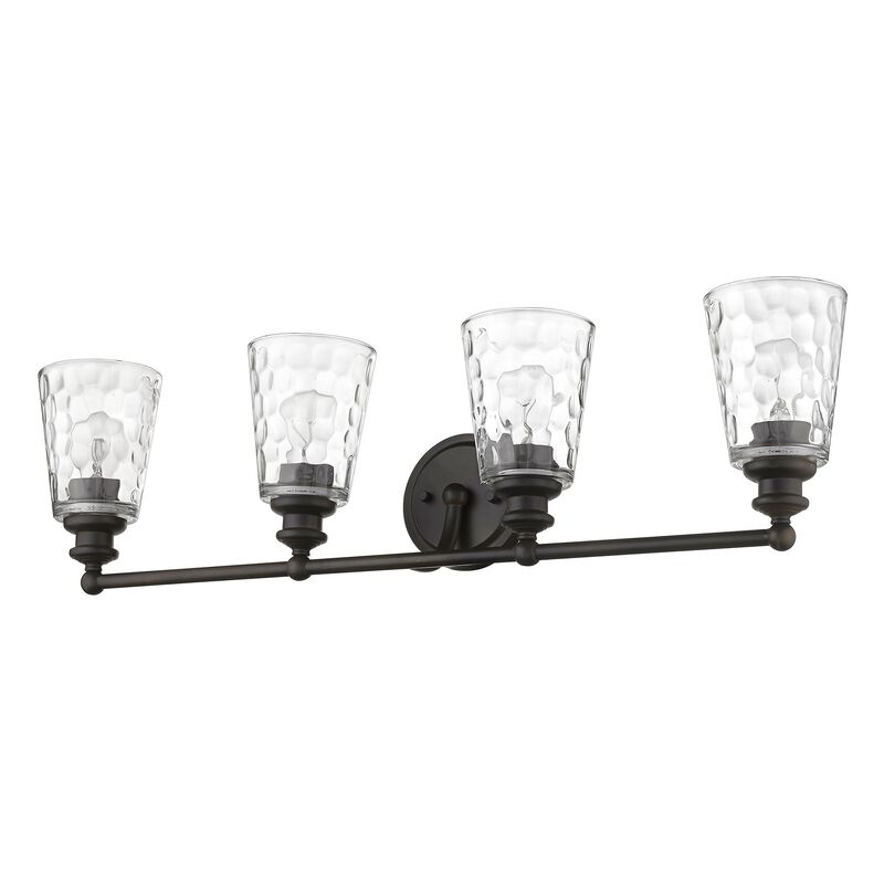 Hivvago Mae 4-Light Oil-Rubbed Bronze Vanity