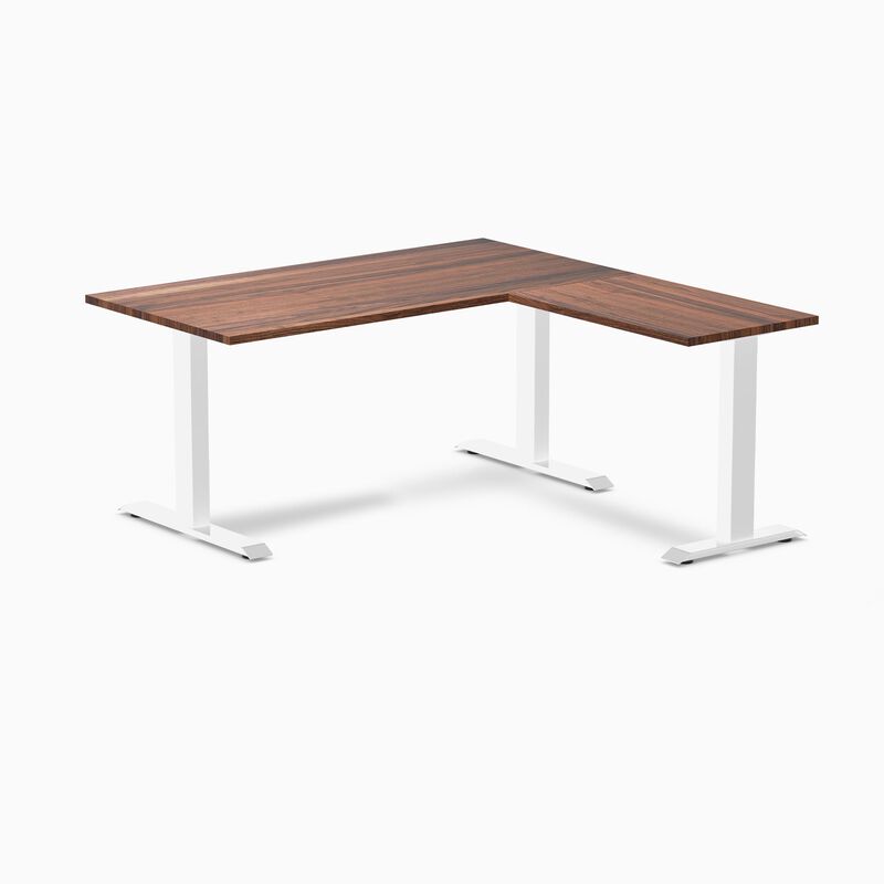 Desky Zero Hardwood L-Shape Office Desk image number 0