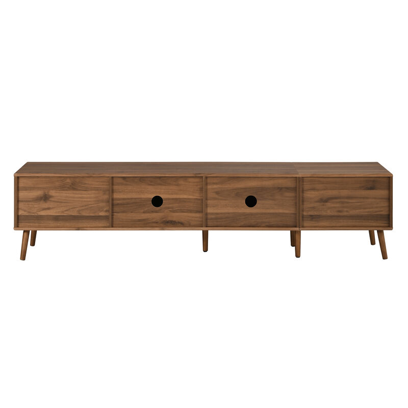 Modern Rattan Doors TV Stand image number 7
