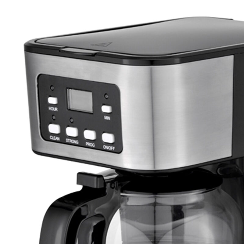Brentwood 12 Cup Digital Coffee Maker in Black