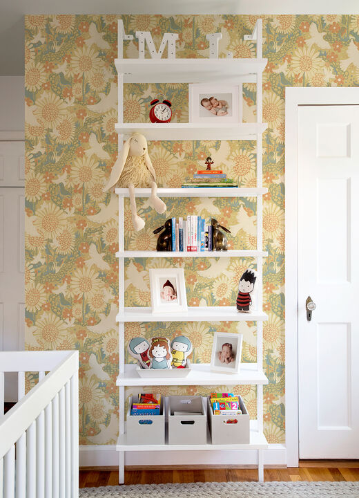 Dr&Atilde;&para;mma Coral Songbirds and Sunflowers Wallpaper (Set of 2)