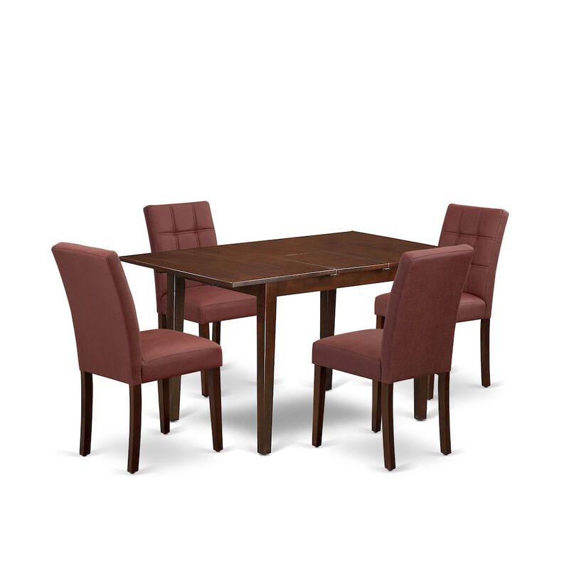 5 Piece Modern Dining Table Set contain A Kitchen Table