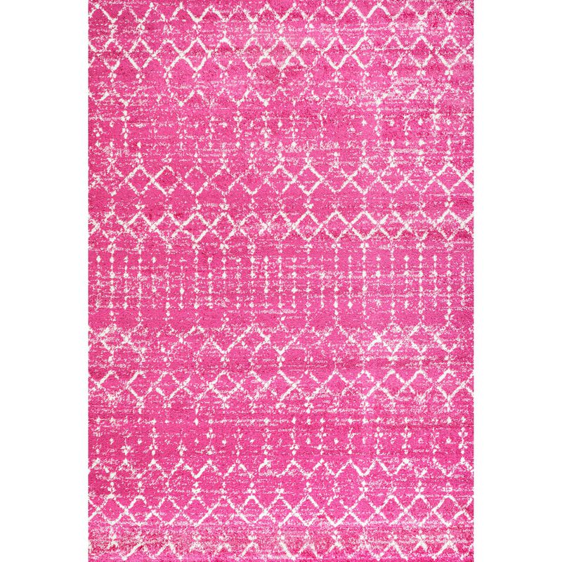Moroccan Hype Boho Vintage Diamond Area Rug